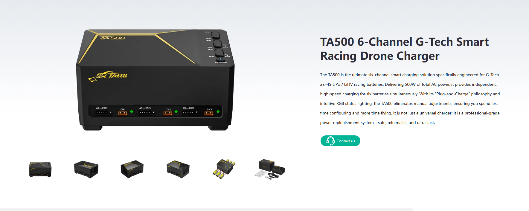 Drone Racing Charger - TATTU TA500 6채널 G-Tech 스마트 레이싱