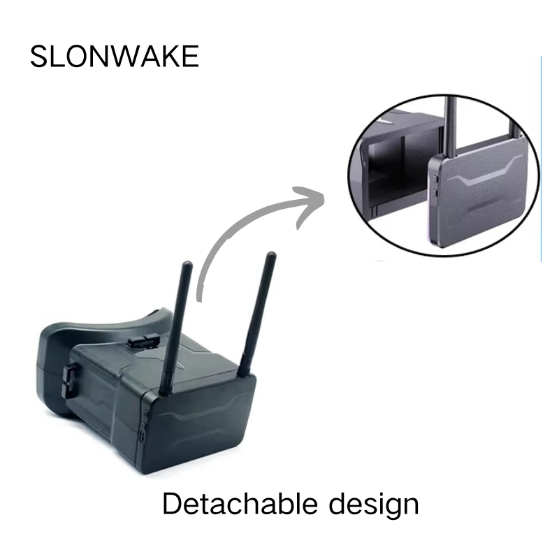 5.8GHz FPV 고글, 4.3인치, 480x272  - Drone Racing Goggles 리뷰 및 가격